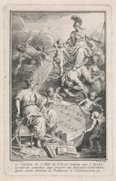 Minerva overwint de onwetendheid en de luiheid