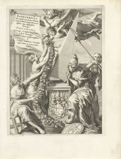 Minerva richt een obelisk op