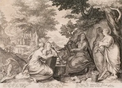 Minerva Surrounded by Female Figures