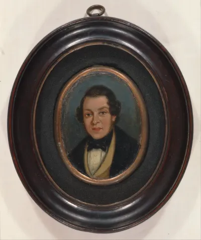 Miniature: Portrait of Abram Constable, brother of the artist
