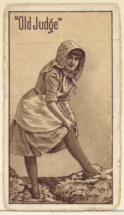 (Minnie Palmer) from the Old Judge series (N167) for Old Judge Cigarettes