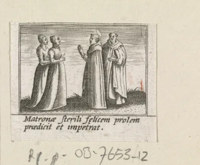 Miraculeuze genezing van twee onvruchtbare vrouwen door de Heilige Hyacinthus van Polen