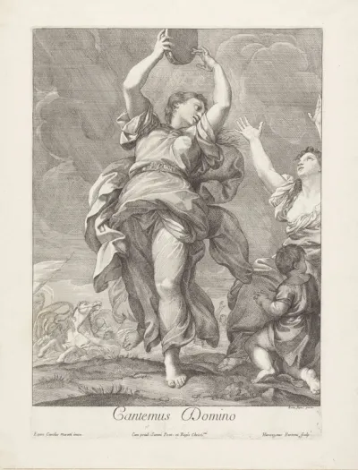Miriam met de tamboerijn