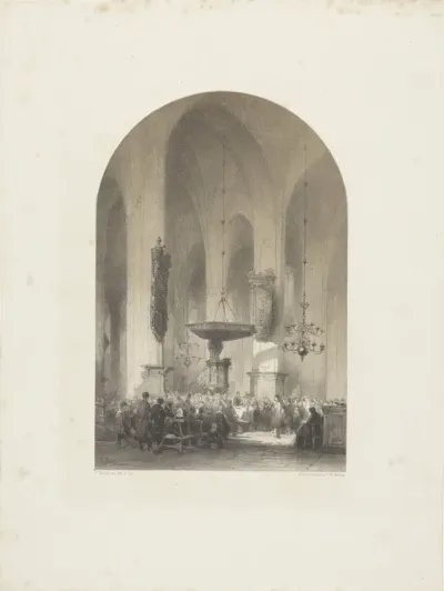 Mis in een kerk