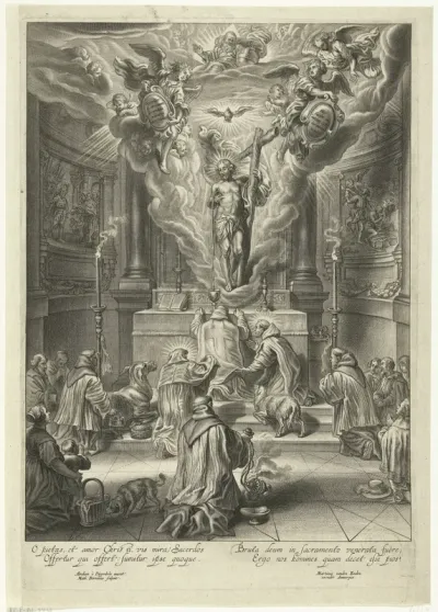Mis van de Heilige Gregorius met verschijning van Christus