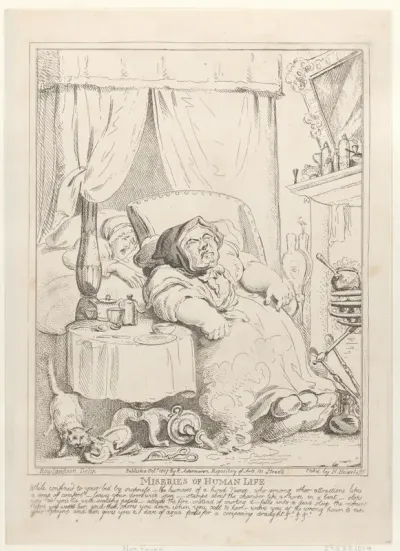 Miseries of Human Life: "While confined to your bed by sickness..."