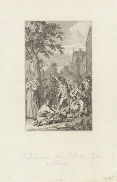 Mishandeling van het lijk van predikant P. van den Bosch te Zoetermeer, 1787