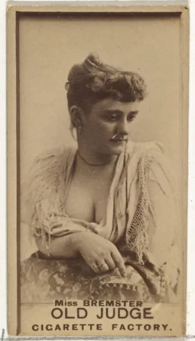 Miss Bremster, from the Actors and Actresses series (N171) for Old Judge Cigarettes
