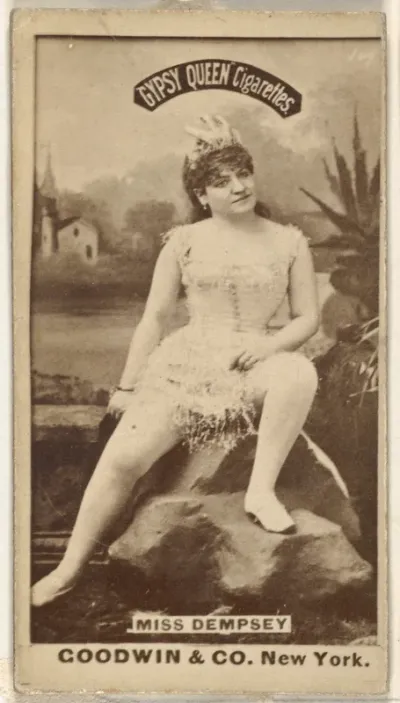 Miss Dempsey, from the Actors and Actresses series (N171) for Gypsy Queen Cigarettes