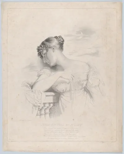 Miss O'Neill as Juliet