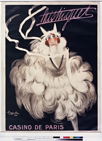 Mistinguett at the Casino de Paris, poster by Leonetto Cappiello