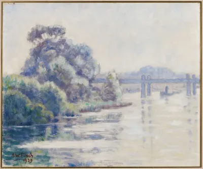 Misty Morning on a River