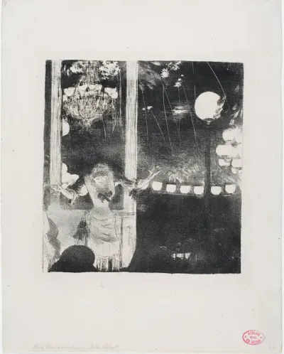 Mlle Bécat at the Café des Ambassadeurs