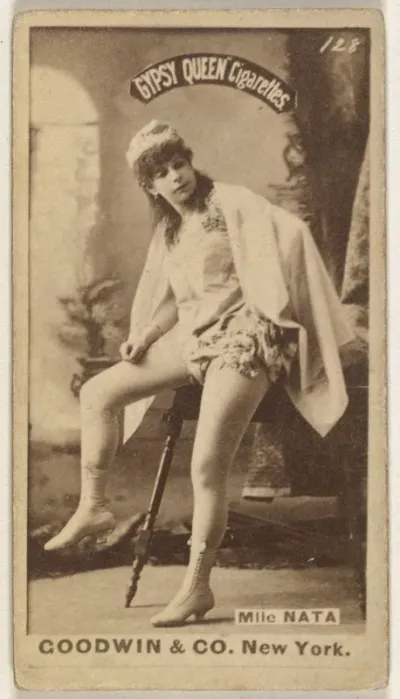 Mlle. Nata, from the Actors and Actresses series (N171) for Gypsy Queen Cigarettes
