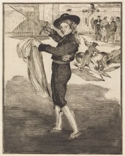 Mlle. Victorine in the Costume of an "Espada"(L'espada)