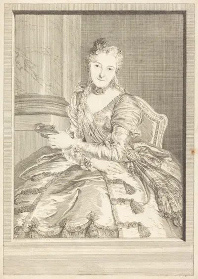 Mme. de M ... en habit de bal