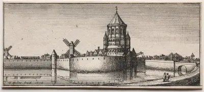 Moated Town Gate
