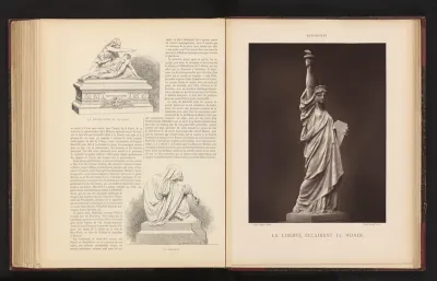 Model voor de sculptuur 'La Liberté éclairant le monde' door Frédéric Auguste Bartholdi