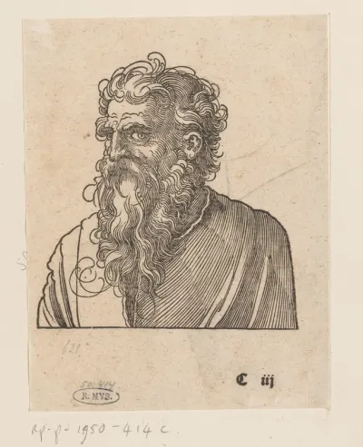 Model voor een man met baard