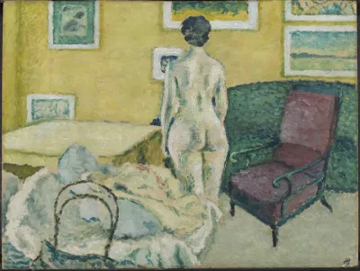Modelfigur i interiør