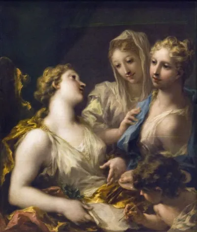 Modesty Presenting Painting to the Academy