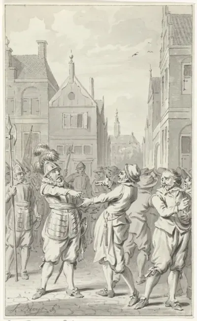 Moedig antwoord van hopman Johan van den Kornput, de verdediger van Steenwijk, 1580
