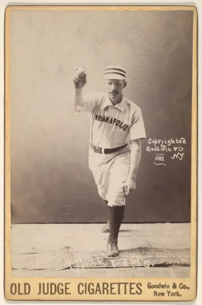 Moffet, Pitcher, Indianapolis, from the series Old Judge Cigarettes