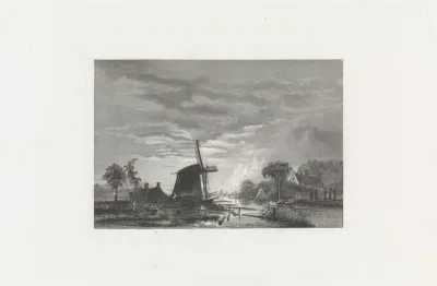 Molen aan een rivier