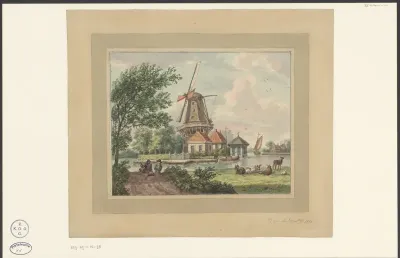 Molen aan een rivier