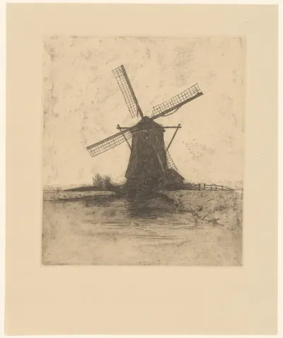 Molen aan een sloot