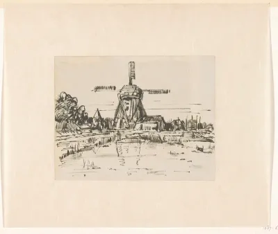 Molen aan het water