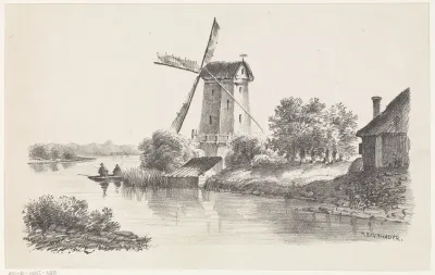 Molen aan het water