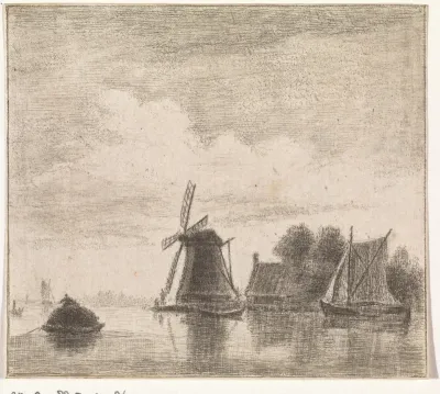 Molen aan het water