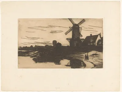 Molen aan het water bij Wijk bij Duurstede