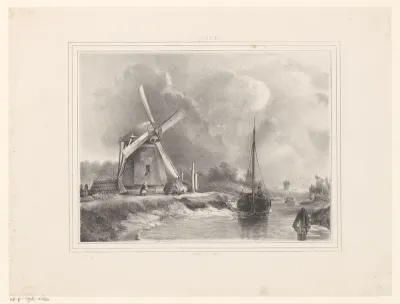 Molen en bomschuit