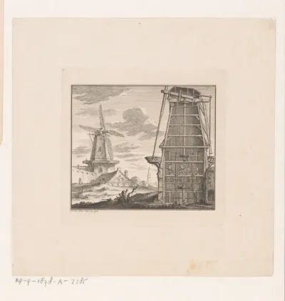 Molen in doorsnede