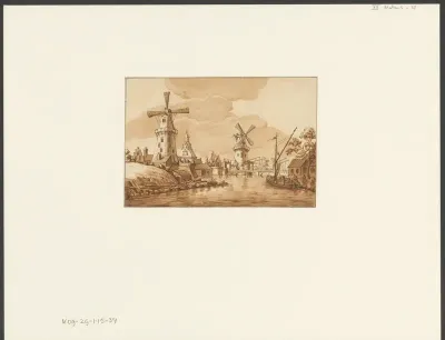 Molen langs een vaart