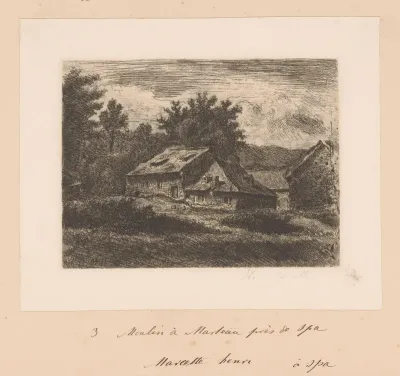 Molen te Marteau bij Spa