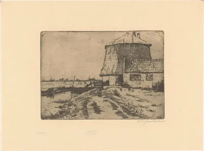 Molen zonder wieken in Voorburg