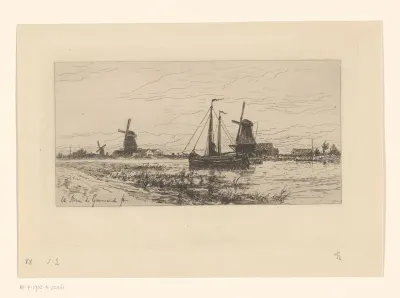 Molens aan de Vecht bij Weesp