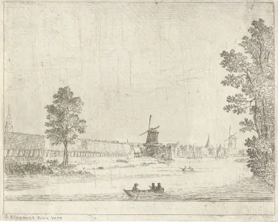 Molens aan het water bij Gouda