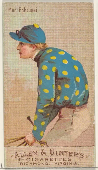 Mon. Ephrussi, from the Racing Colors of the World series (N22b) for Allen & Ginter Cigarettes