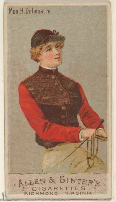 Mon. H. Delamarre, from the Racing Colors of the World series (N22a) for Allen & Ginter Cigarettes