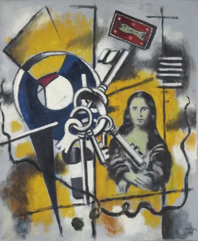 Mona Lisa with keys (1st state)