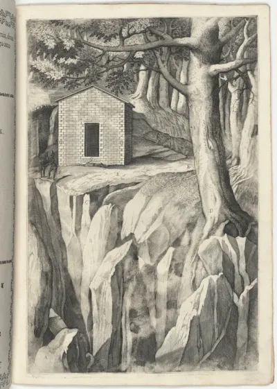 Monastic Cell of the Blessed John of La Verna (Cella del beato Giovanni della Verna) [plate T]