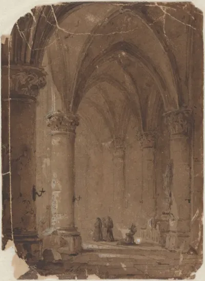 Monks in a Cathedral