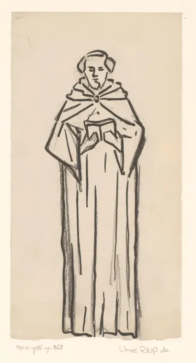 Monnik met boek