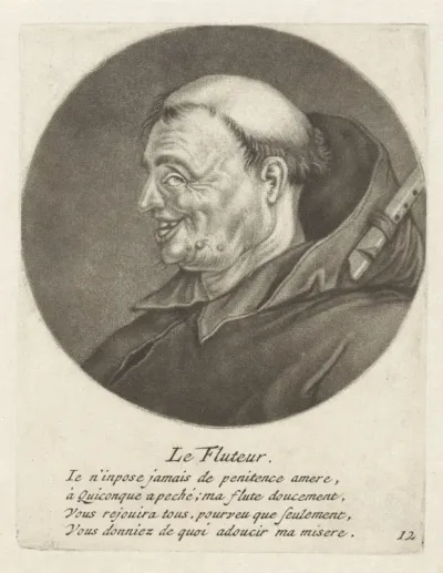 Monnik met een fluit