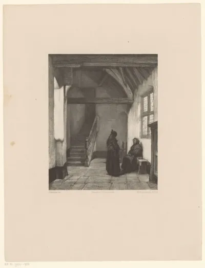 Monniken in kloostergang