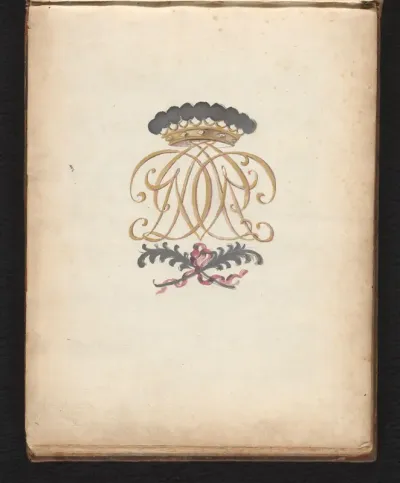 Monogram JJCM, van Jean Jacques Charron, markies van Menars